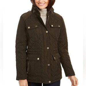 Michael Kors hooded quilted jacket